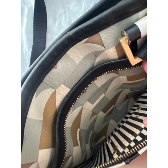 L.A.M.B. Crossbody Bag Geometric Print Logo Plate - Picture 8 of 8